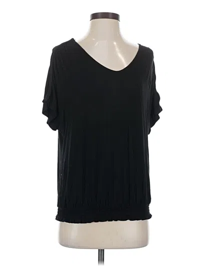 Pre-owned Jessica Simpson Short Sleeve T-shirt In Black