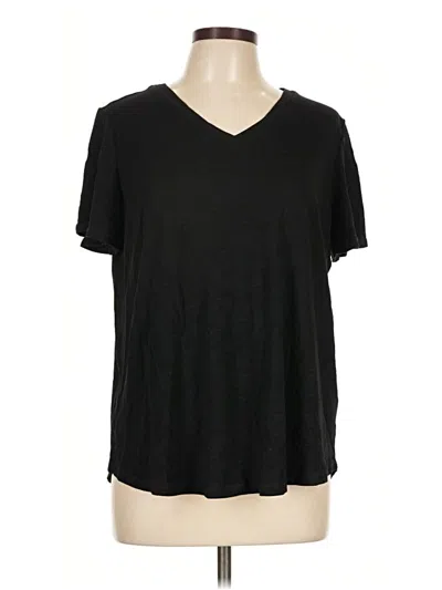 Pre-owned Jessica Simpson Short Sleeve T-shirt In Black