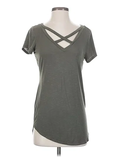 Pre-owned Jessica Simpson Short Sleeve T-shirt In Gray
