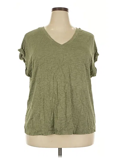 Pre-owned Jessica Simpson Short Sleeve T-shirt In Green