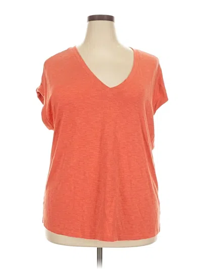 Pre-owned Jessica Simpson Short Sleeve T-shirt In Orange