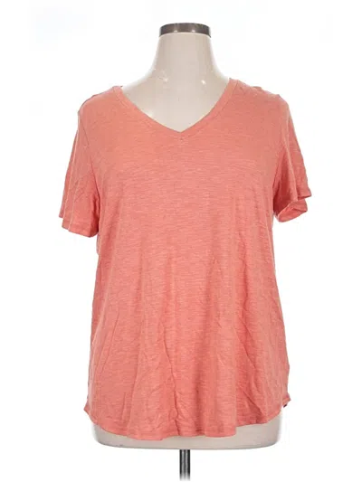 Pre-owned Jessica Simpson Short Sleeve T-shirt In Orange