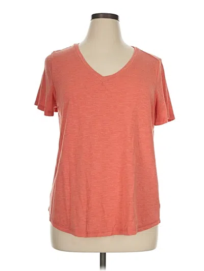 Pre-owned Jessica Simpson Short Sleeve T-shirt In Orange