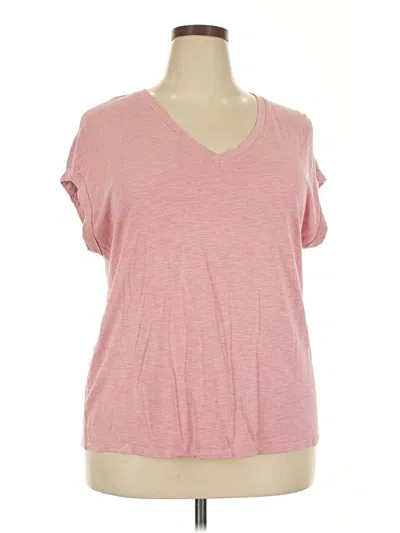 Pre-owned Jessica Simpson Short Sleeve T-shirt In Pink