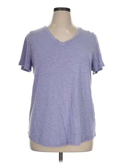 Pre-owned Jessica Simpson Short Sleeve T-shirt In Purple