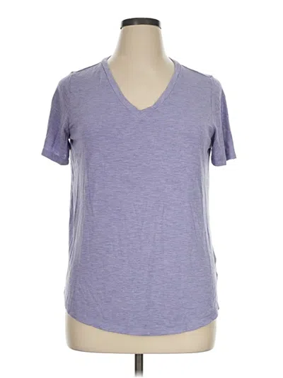 Pre-owned Jessica Simpson Short Sleeve T-shirt In Purple