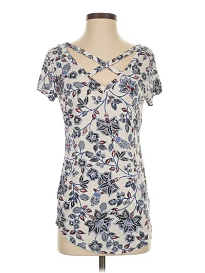 Pre-owned Jessica Simpson Short Sleeve T-shirt In White