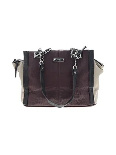 Pre-owned Jessica Simpson Shoulder Bag In Burgundy