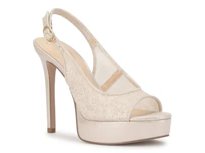 Jessica Simpson Sibilla Slingback Platform Sandal In Neutral