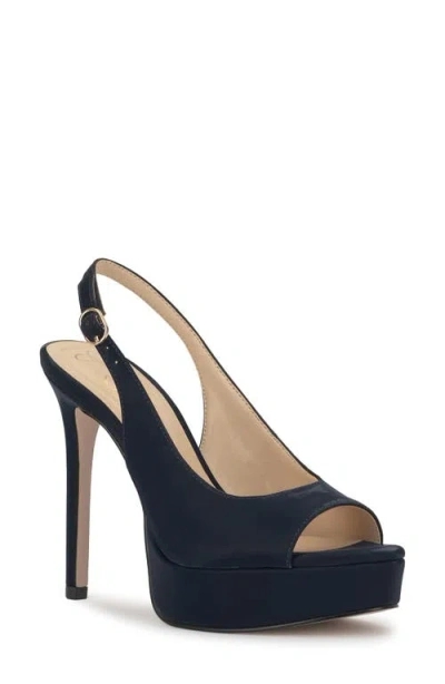 Jessica Simpson Sibilla Slingback Platform Sandal In Multi