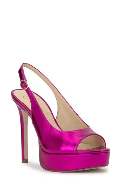 Jessica Simpson Sibilla Slingback Platform Sandal In Pink