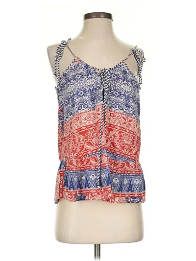 Pre-owned Jessica Simpson Sleeveless Blouse In Blue
