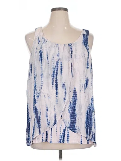 Pre-owned Jessica Simpson Sleeveless Blouse In Blue