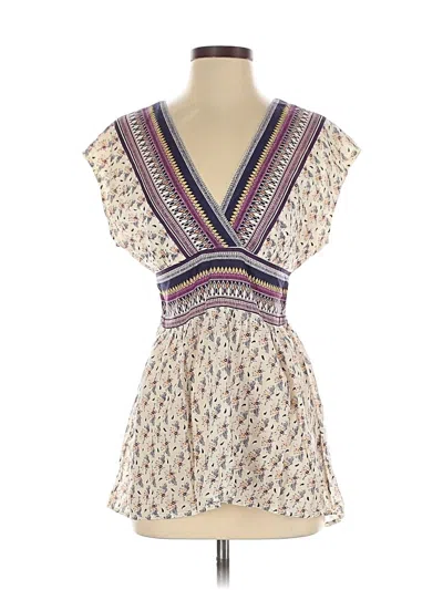 Pre-owned Jessica Simpson Sleeveless Blouse In Purple