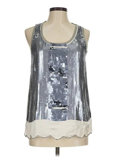 Pre-owned Jessica Simpson Sleeveless Blouse In Silver