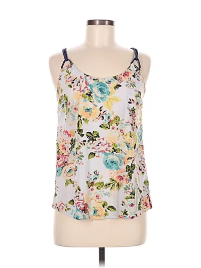 Pre-owned Jessica Simpson Sleeveless Blouse In White