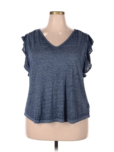 Pre-owned Jessica Simpson Sleeveless T-shirt In Blue