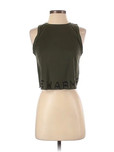 Pre-owned Jessica Simpson Sleeveless T-shirt In Green
