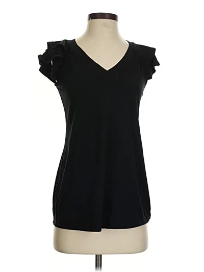 Pre-owned Jessica Simpson Sleeveless T-shirt In Black