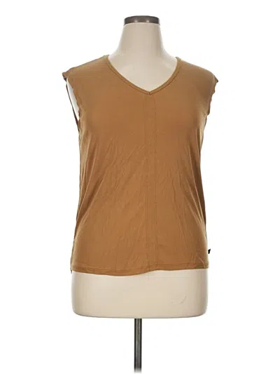 Pre-owned Jessica Simpson Sleeveless T-shirt In Brown