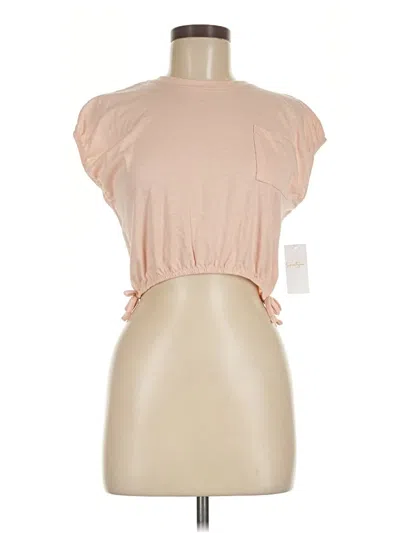 Pre-owned Jessica Simpson Sleeveless T-shirt In Tan