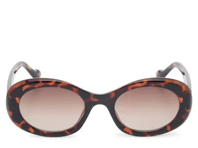 Jessica Simpson Slim Oval Sunglasses In Multi