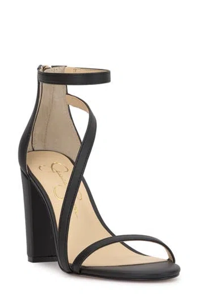 Jessica Simpson Sloyan Ankle Strap Sandal In Black/black