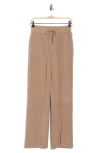 Jessica Simpson Soft Luxe Wide Leg Pants In Brown