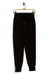 Jessica Simpson Soft Sculpt Tie Waist Jogger Pants In Black