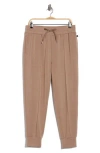 Jessica Simpson Soft Sculpt Tie Waist Jogger Pants In Neutral