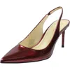 Jessica Simpson Souli Womens Cushioned Footbed Pointed Toe Slingback Heels