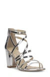 Jessica Simpson Women's Stassey Strappy Block Heel Dress Sandals In Silver