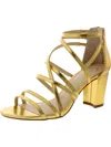 Jessica Simpson Stassey Womens Dressy Evening Sandals In Gold