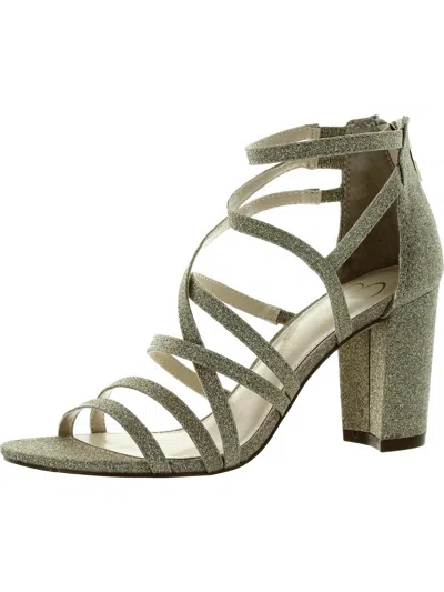 Jessica Simpson Stassey Womens Dressy Evening Sandals In Multi