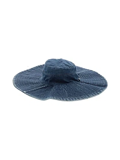 Pre-owned Jessica Simpson Sun Hat In Blue