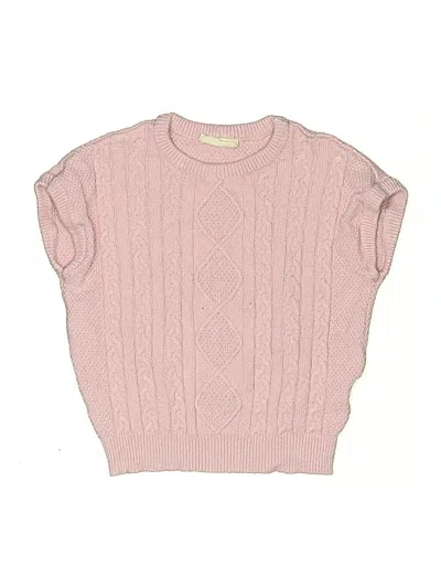 Pre-owned Jessica Simpson Kids' Sweater Vest In Pink