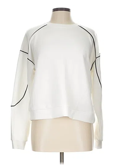 Pre-owned Jessica Simpson Sweatshirt In White
