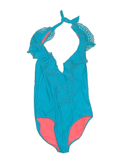 Pre-owned Jessica Simpson Swimsuit Cover Up In Blue