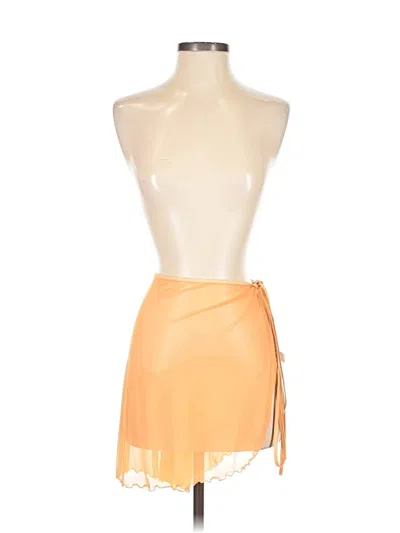 Pre-owned Jessica Simpson Swimsuit Cover Up In Orange