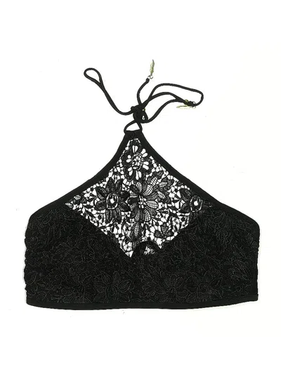 Pre-owned Jessica Simpson Swimsuit Top Black Swimwear