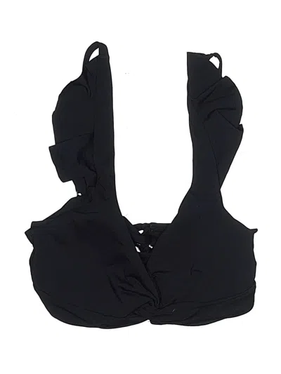 Pre-owned Jessica Simpson Swimsuit Top Black Swimwear