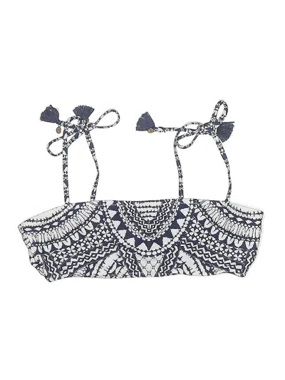 Pre-owned Jessica Simpson Swimsuit Top Blue Swimwear