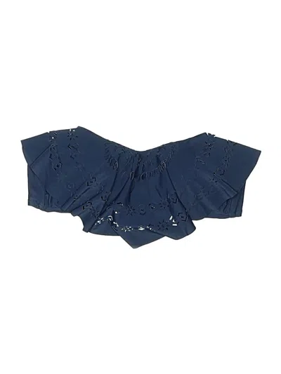 Pre-owned Jessica Simpson Swimsuit Top Blue Swimwear