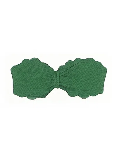 Pre-owned Jessica Simpson Swimsuit Top Green Swimwear