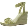 Jessica Simpson Talise Womens Knotted Platforms Wedge Sandals In Multi