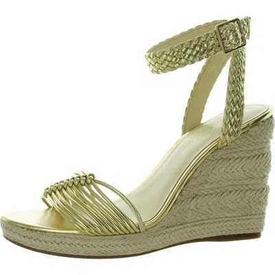 Jessica Simpson Talise Womens Knotted Platforms Wedge Sandals In Multi