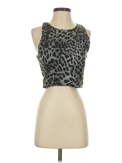 Pre-owned Jessica Simpson Tank Top Gray Strapless Neckline Tops