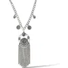 Jessica Simpson Tassel Statement Necklace In Metallic