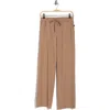 Jessica Simpson Tie Waist Straight Leg Pants In Brown