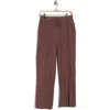 Jessica Simpson Tie Waist Straight Leg Pants In Brown